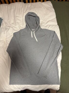 Taylor Stitch Heavy Bag Hoodie in Heather Gray
